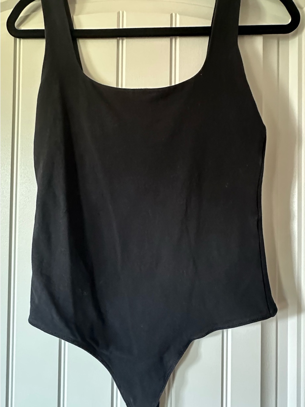 Abercrombie & Fitch Black Scoop Neck Bodysuit